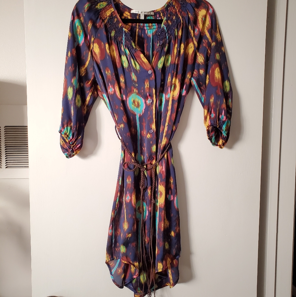 * About To Donate * Multicolor Abstract Print Dress